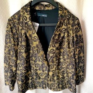 Never Used Chetta B GLD/BLK Vintage Jacket size M